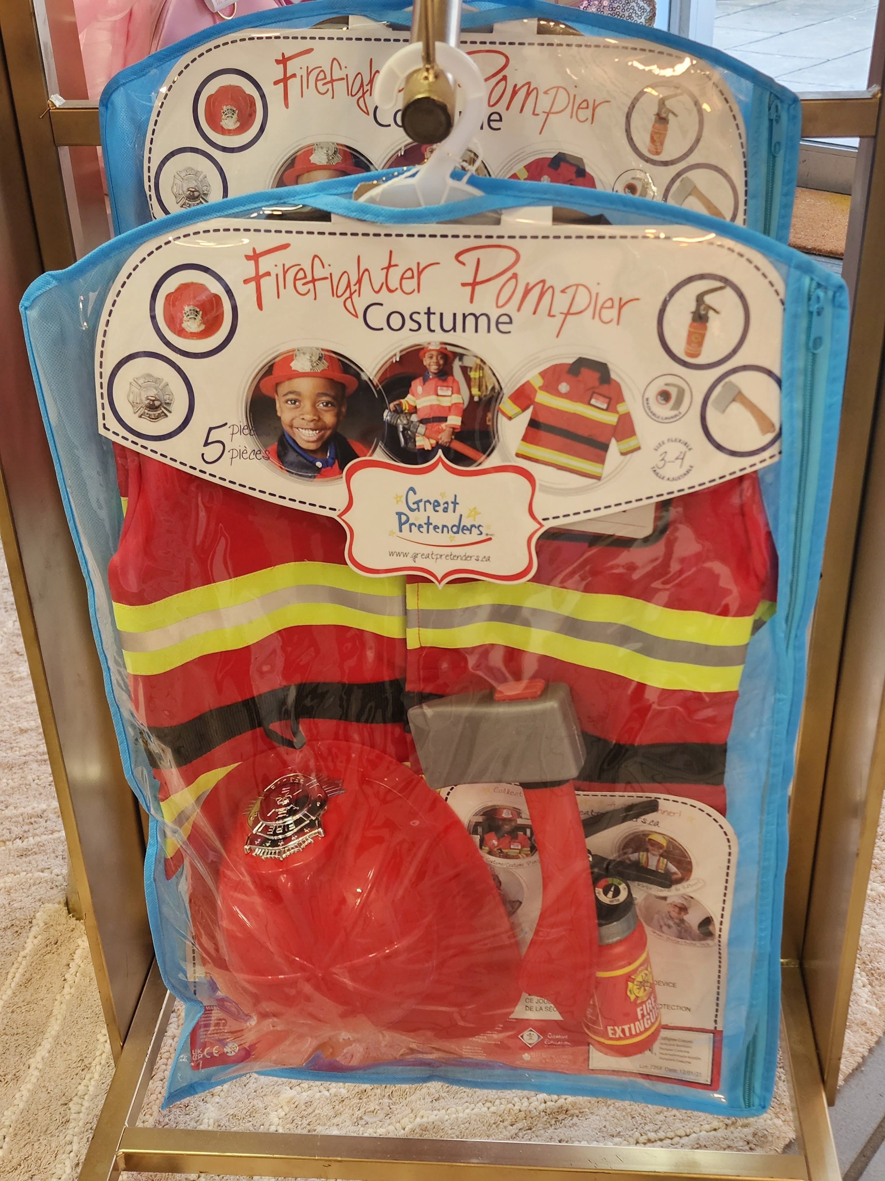Great Pretenders Firefighter Dress-Up and Book Set